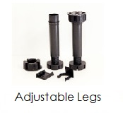 Kitchen adjustable plinth legs